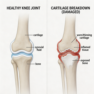 Cartilage Wears Down Over Time